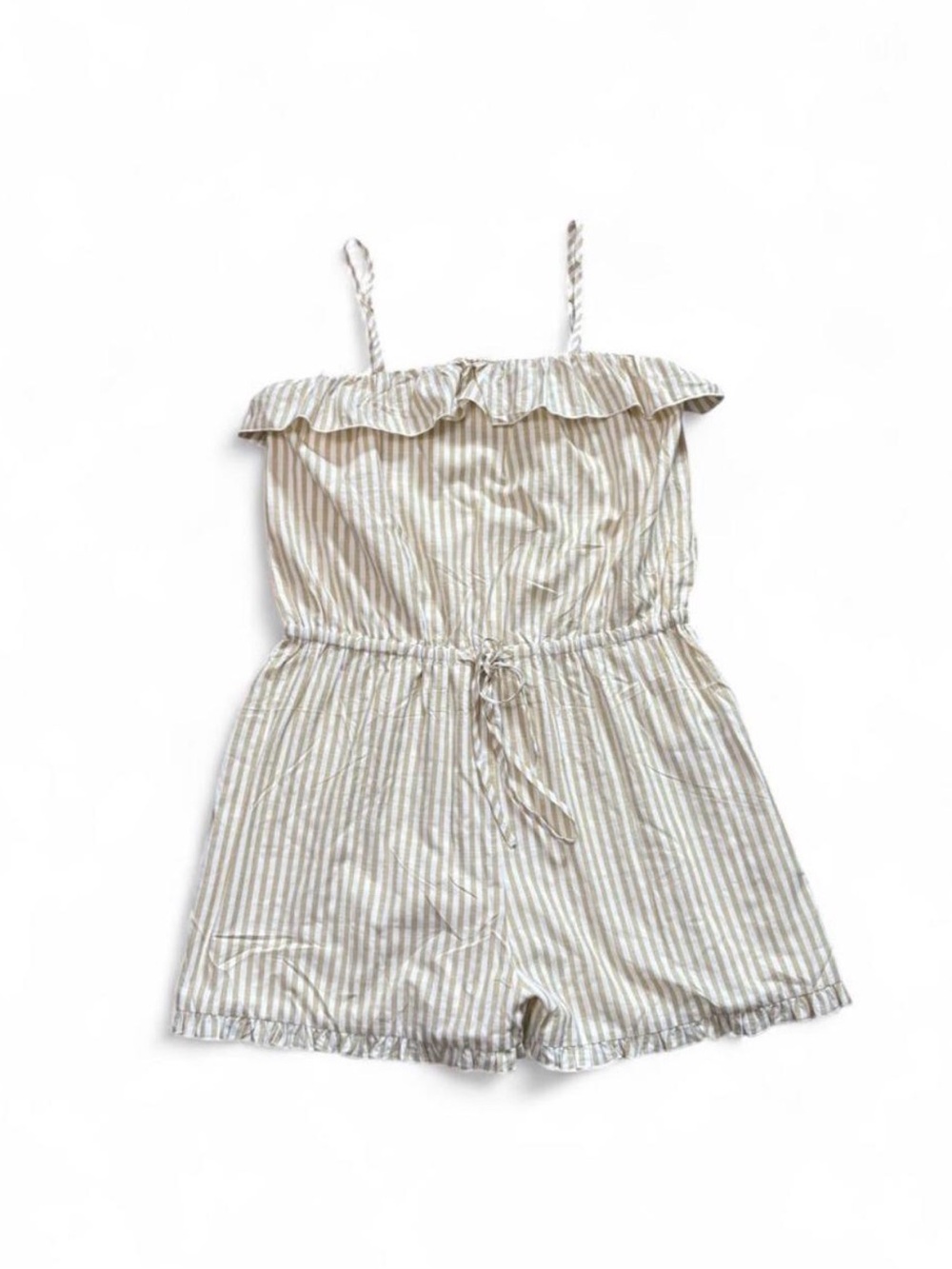 Cider Romper with Ruffle Trim
